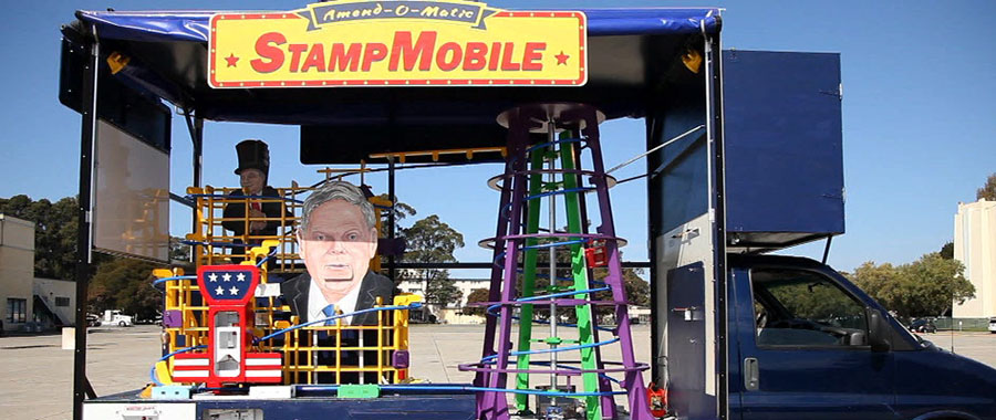 The StampMobile
a mobile kinetic sculpture